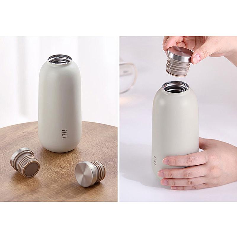 NeoFlam FIKA Kulatá termoska (400 ml) Slonová kost