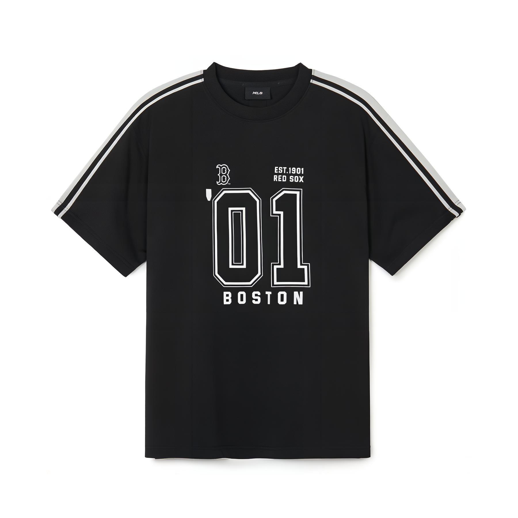 MLB Raglan Sleeve T Shirt Unisex Black 3ATSV2143-43BKS XL