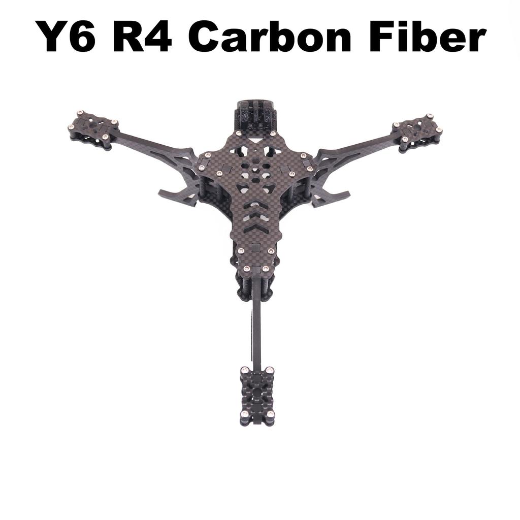 Y6R4 4inch FPV Drone Frame Kit Carbon Fiber Racing Drone Quadcopter Freestyle INAV Beatflight F722 Ardupilot PX4 Flight Control