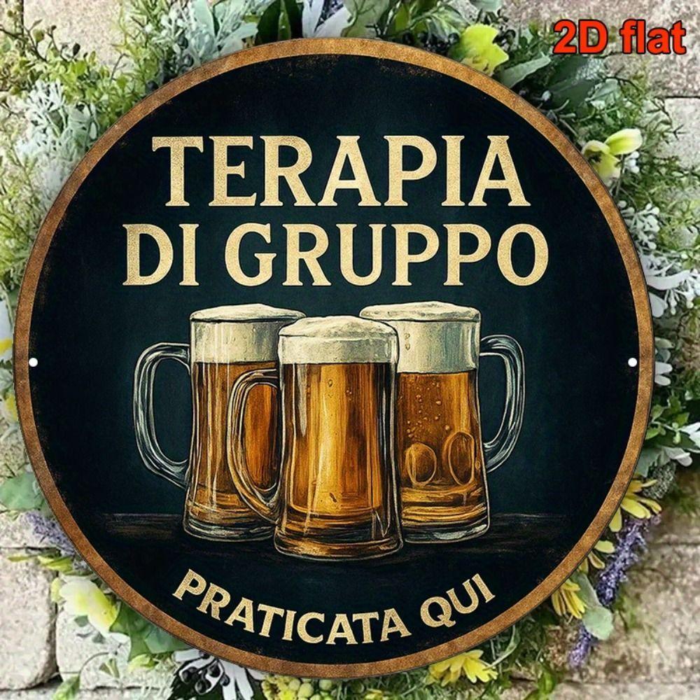 Metal Tin Sign Retro Art 20x20cm Home Wall Decor