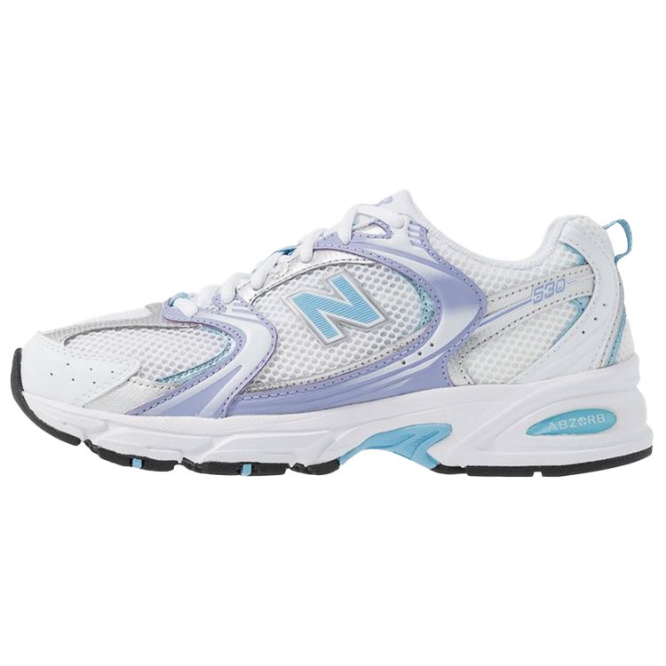 New Balance 530 White Lilac Blue Unisex Sneakers MR530CG1