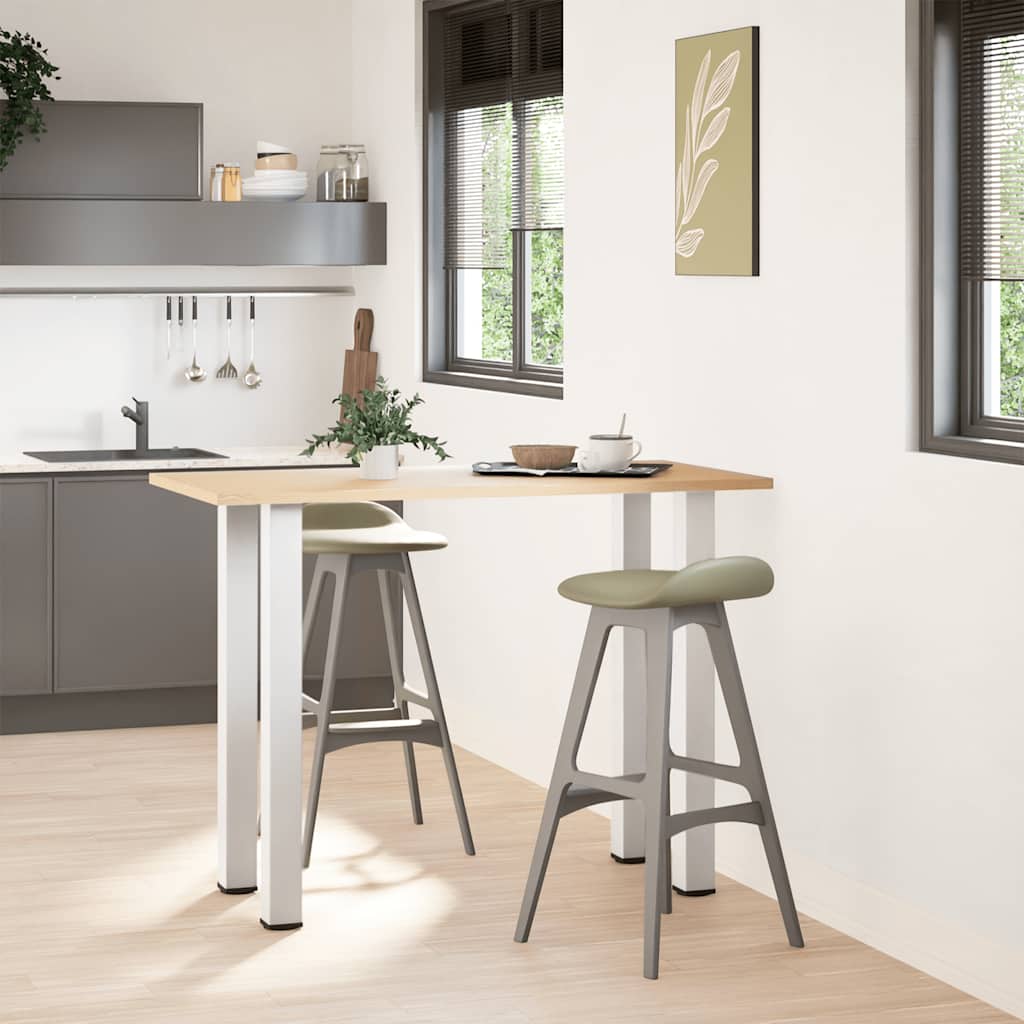 Vidaxl Nogi Do Stolika Kawowego, 4 Szt., Biale, 100-102 Cm, Stal