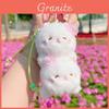 Sakura Soft Plush Animal Keychain For Bags And Keys With Cute Design