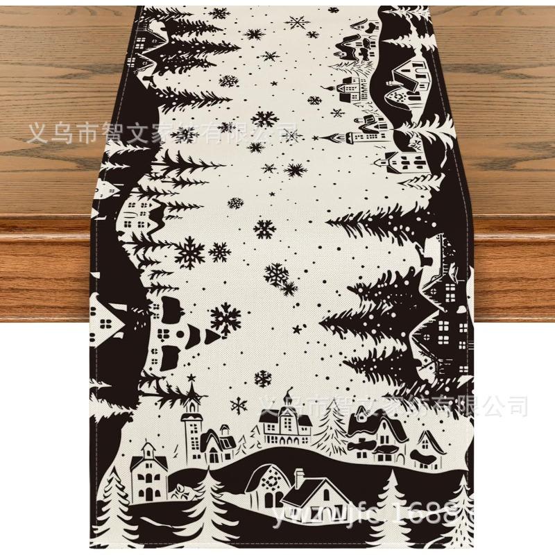 

Christmas Table Flag Winter Table Flag Decoration Table Flag 33*275cm