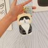 Plush Cute Cartoon Cat Keychain Soft And Fluffy Keyring For Accessories Bag