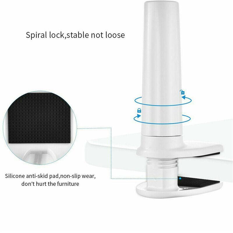 360º Adjustable Gooseneck Desk Mount Holder for iPad,  iPhone & Samsung Tablets