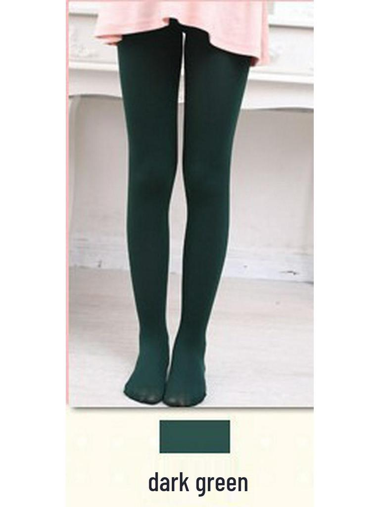 Spring/Summer Velvet Children's Dance Tights - High Elasticity Base Layer Pantyhose