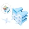 Selbstgemachte DIY Wiederverwendbare Eisformen Wiederverwendbares Eisherstellungswerkzeug Küchenzubehör Blau6 Eis