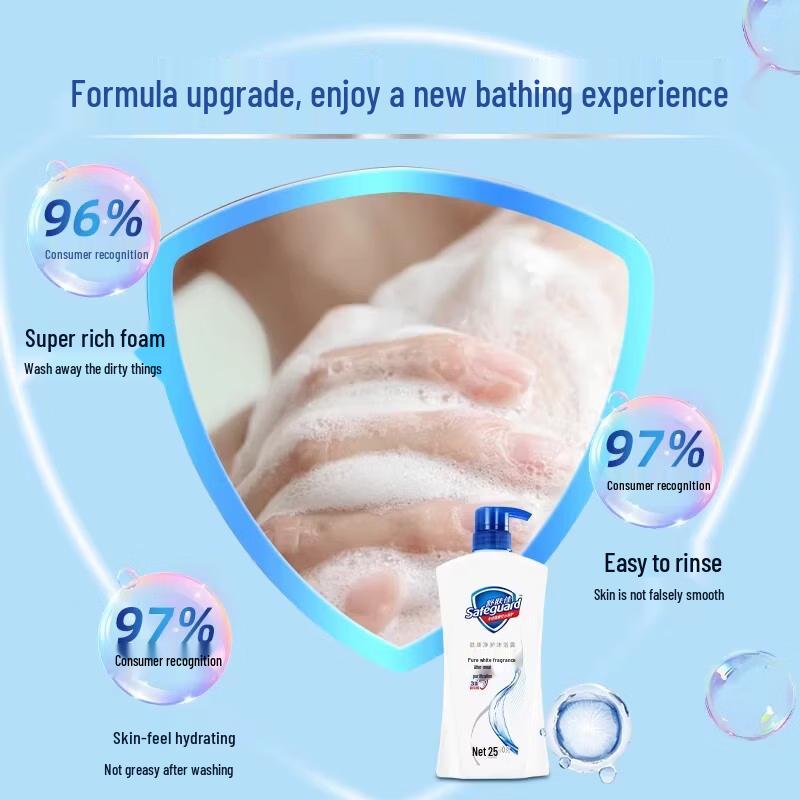 Safeguard Pure White Fresh Scent Shower Gel