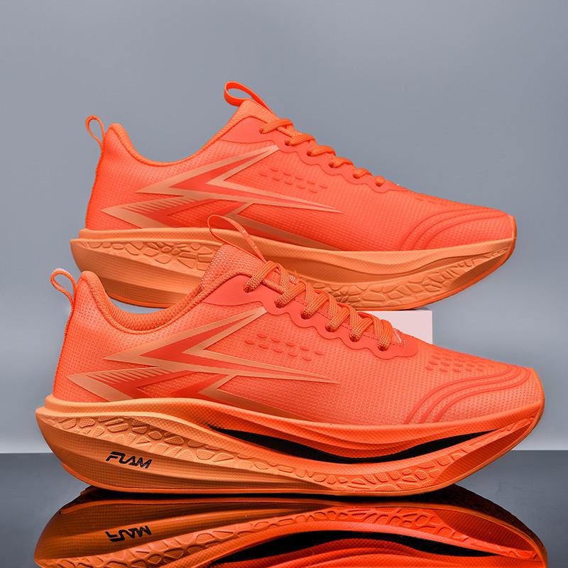 New running shoes large size carbon board marathon carbon board men's and women's racing side training sneakers