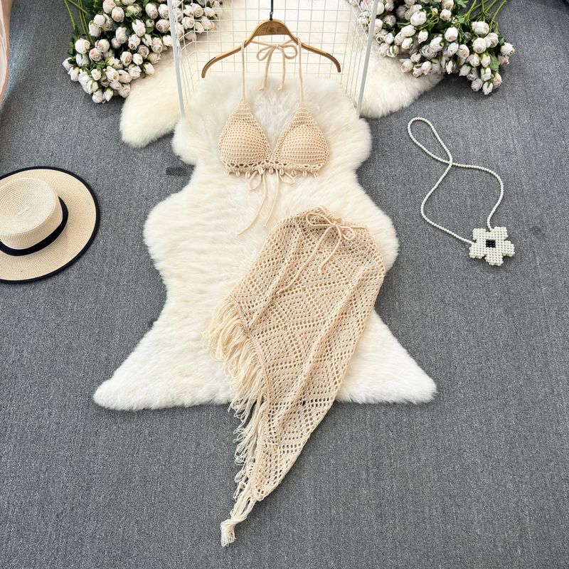 Seaside Vacation with Chest Pad High Waist Hip Bag Fashion Suit