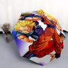 Vzor Goku Dragon Ball, automatický skládací deštník, přenosný a skládací design, 8 žeber, vánoční nebo narozeninový dárek.