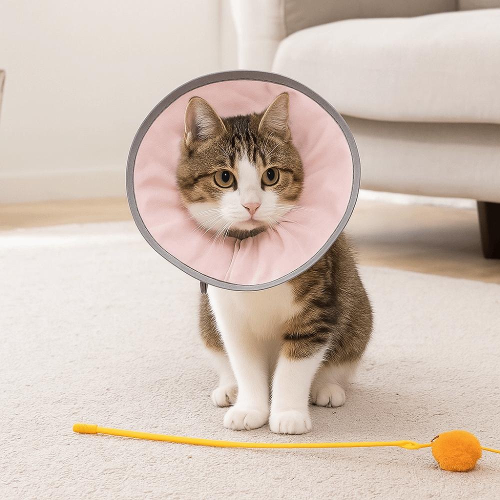 Anti-licking Pet Elizabethan Collar Waterproof Adjustable Pet Grooming Collar Soft Anti Biting Cat Recovery Collar For Cats Dogs