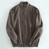 Export Label Cutting Tail Order Men Temperament Commute Stand Collar Men Zipper Cardigan Outerwear Sweater Heavy Weight Weight Tops