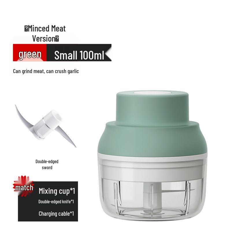 Electric Garlic Chopper & Meat Grinder: Garlic Press, Crusher, Masher, Mixer, Automatic Household Tool.