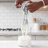 1PC Stainless Steel Hand Crank Egg Beater Mixer Portable Multifunctional Whisk Frother Baking Kitchen Tool Accessories 2
