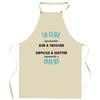 Planetee Kitchen Apron A Terrific Guide | Original Humorous Gift for Cook Protective Clothing Blouse Barbecue