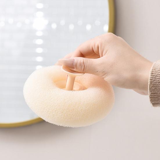 4 pezzi di spugna da bagno esfoliante per la doccia, super morbida, con ventosa, per il corpo