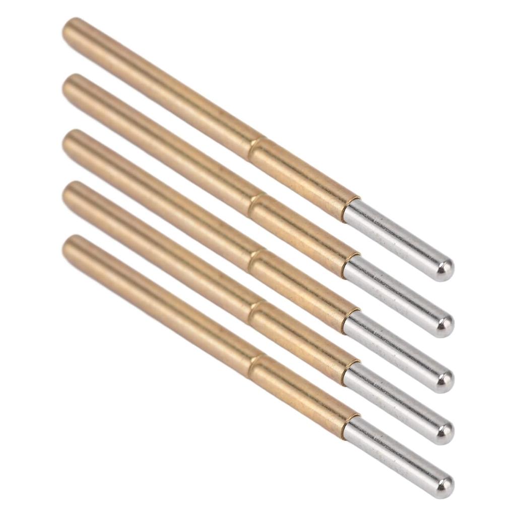 Spring Test Probes, 100Pcs P125-J High Accuracy Round Pogo Pins for PCB Board Testing Contact