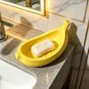 1pc Creative Banana Soap Dish, Fun and Unique Bathroom Sink Soap Holder Soap Tray, Modern Bathroom Storage Home Decor Soap Dish