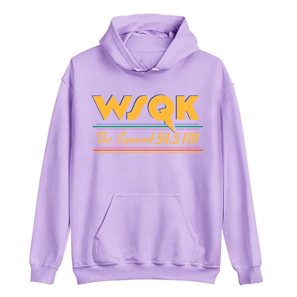 WSQK The Squawk 94.5 FM Bluzy Beam Me Up Place Sucks Nadrukowane Bluzy z Długim Rękawem z Kapturem Odzież Unisex
