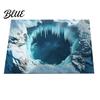 Living Room Area Bottomless Pit Mat 3D Illusion Floor Rug Optical Hole Realistic Fun Entrance