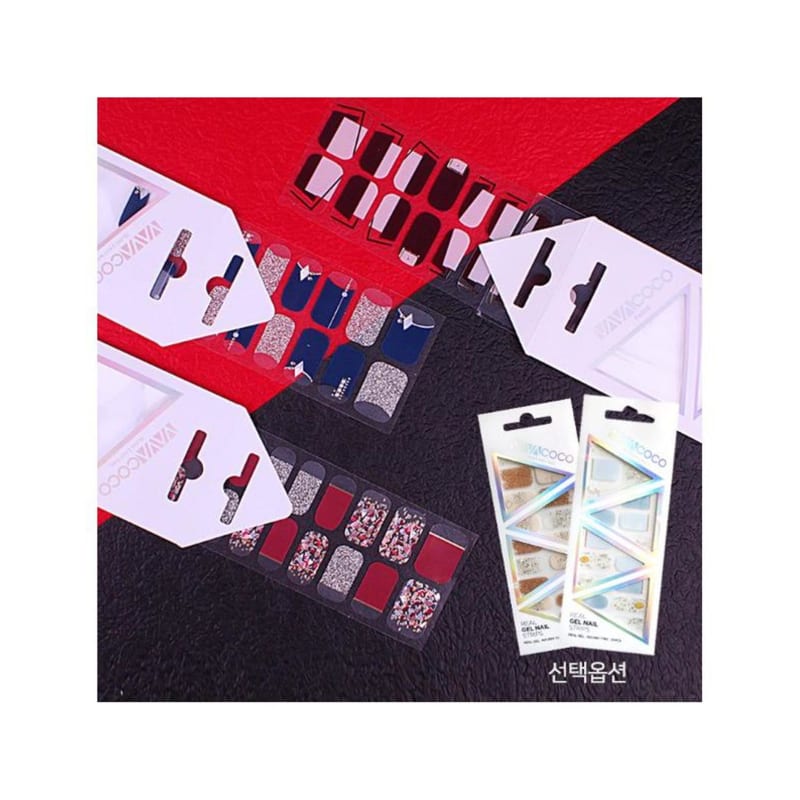 Salon de Velvet Mix-Match Nail Stickers (3 types + 1 type)