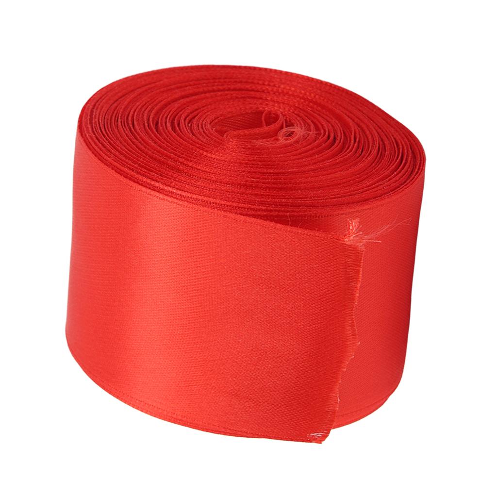Sprint Finishing Line Red Race Finish Line Satin Ribbon for School Meeting Gift Package Wrapping 20m