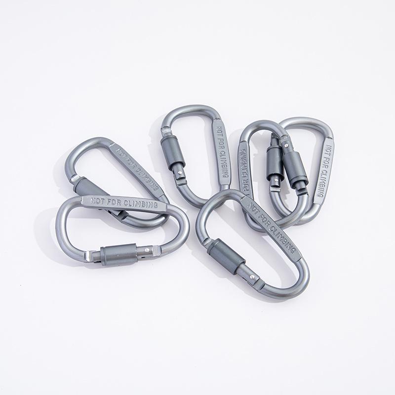 Premium Aluminum D-Shaped Multi-Functional Carabiner