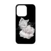 Dark Angel Kitten Phone Case for Apple iPhone 17 ProMax- Soft Silicone Shockproof Cute Cat Cartoon Full Cover on iPhone 17/16/15/14/13/12/11/Pro/Plus
