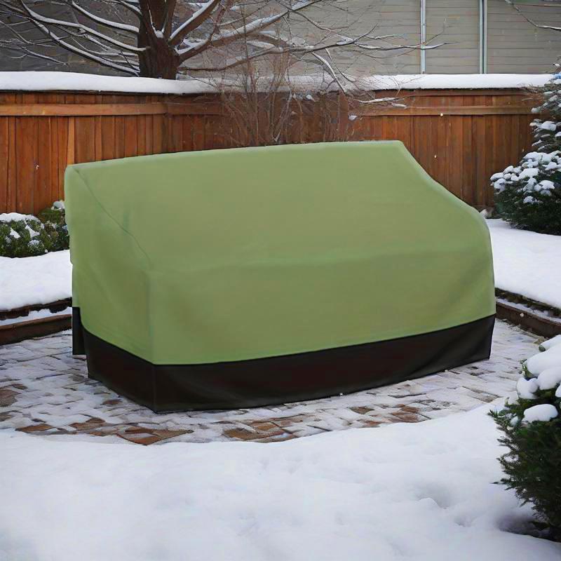 1PC Dust Protection Garden Durable Polyester Fabric Heavy-Duty Waterproof Sofa Cover Outdoor Rain Fits Most Double Sofas