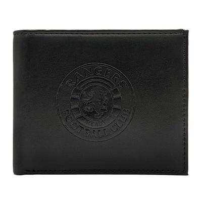 Crest Faux Leather Football Wallet