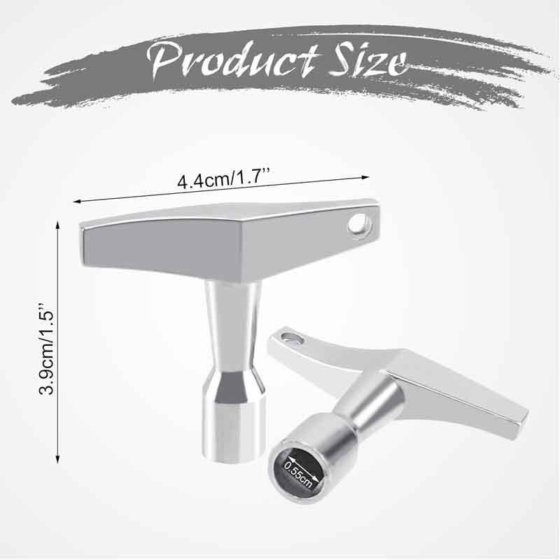 Universal Drum Tuning Key with Screws Multi-fit Drum Adjustment Tool for Drummers Percussionists Live Gig Music Gift