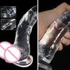 Soft Jelly Dildo Realistic Penis Suction Cup Dildo Big Dick Female Masturbator Clitoral Stimulator Lesbian Sex Toys For Women