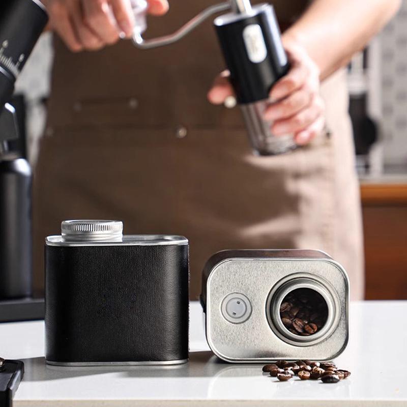 Versiegelter Kaffeebohnen-Aufbewahrungsbehälter mit Deckel, Outdoor-Camping-Kaffeebohnen-Aufbewahrungsbehälter, Feuchtigkeitsgeschützter und Frische-Erhaltender Behälter