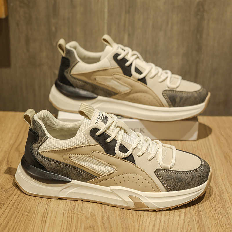 Fashion Without Heel Round Foot White Dress Shoes For Men 37 Size Sneakers Men's Shoes Elegant Sports Sapatenos Excercise School