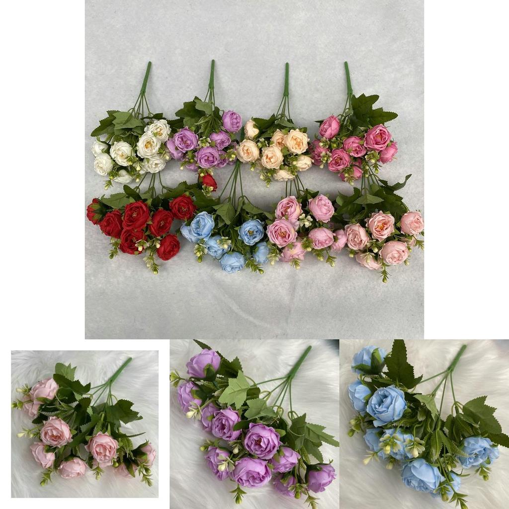 Nordic Velvet Peony Artificial Flowers For Indoor Decoration