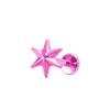 Six Pointed Star Anodized Plated ASTM F136 Titanium Labret Top Lip Ring Body Piercing Jewelry Helix Earrings