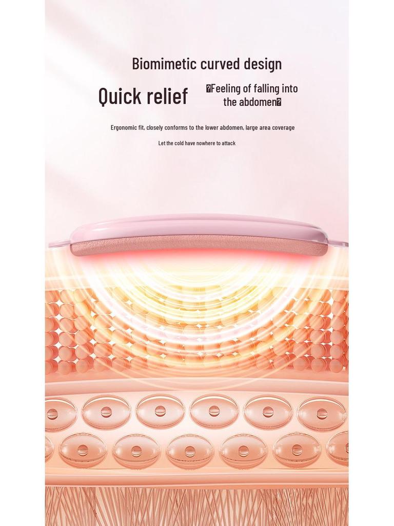 Self-Heating Menstrual Support Belt for Uterus and Lumbar Relief