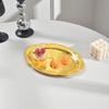 2 Sizes Serving Trays Retro Storage Dish Elegant Oval Plate  Home Decor