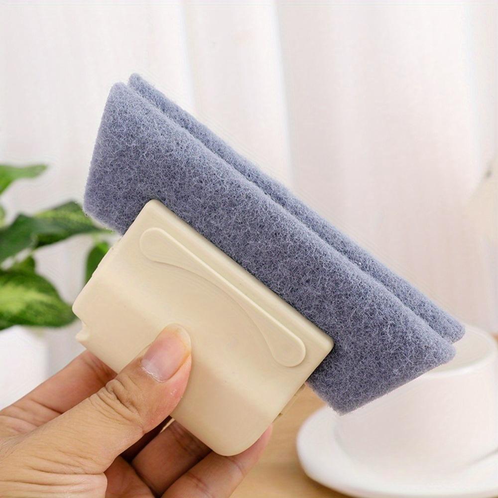 

Многофункциональная щетка для очистки ниш, инструмент для чистки оконных стекол, чистящие средства для окон и дверей, глухие углы, маленькие щетки, чистящие средства бежевый