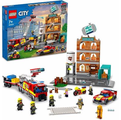 LEGO City 60321 Fire Station Building Set