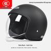 3C Certified AD Electric Motorcycle Helmet, All-Season Half Helmet for Men and Women, Winter-Proof for Scooter Commuting