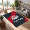 Sunderland FC Printed Crystal Velvet Rug Non‑Slip Crystal Velvet Carpet For Sofa Bedroom Indoor Home Decoration