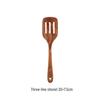 Teak 9-Piece Kitchen Set: Solid Wood Spatula, Spoon, Fork, Non-stick Pan, Acacia Wood Utensils, Long Handle Pot & Vegetable Spatula