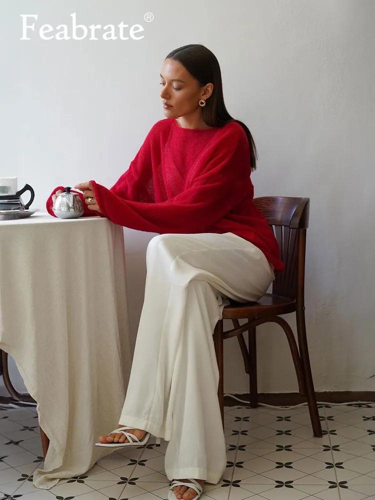 Thin Round Neck  Sleeve Knitted Bottoming Shirt