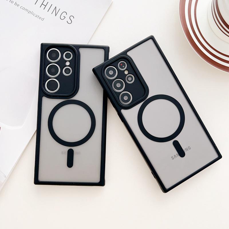 Magnetic Matte Skin-Feel Drop-Proof Phone Case for Samsung S25 Ultra/S24, A35/A55