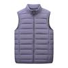 Men's Autumn and Winter Light Down Jacket Warm Seamless Vest White Duck Down Stand-up Collar Down Vest Jacket Men