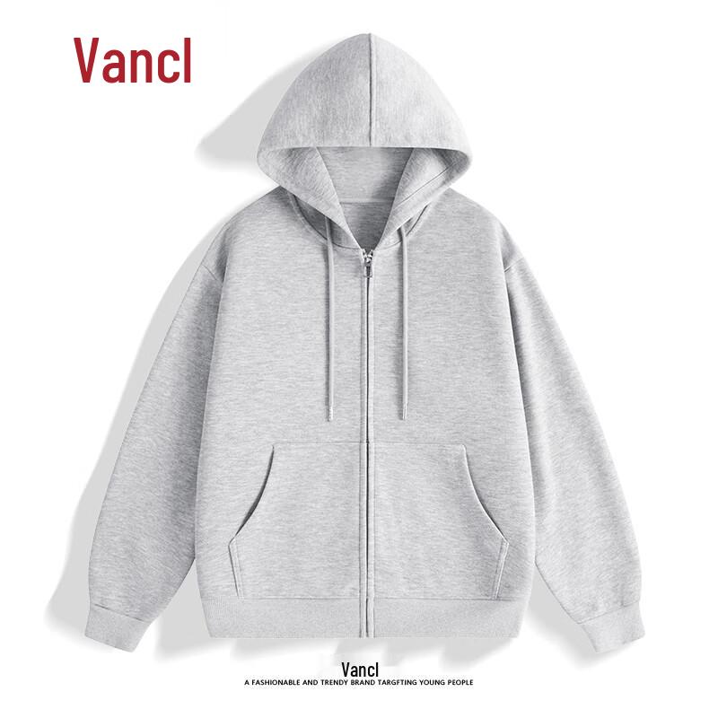 VANCL Men's Heavyweight Zip-Up Hoodie