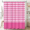 Customized Shower Curtain Personalized Name Home Decor Pink Striped Bathroom Accessories